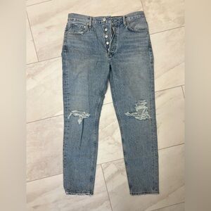 Agolde button fly jeans